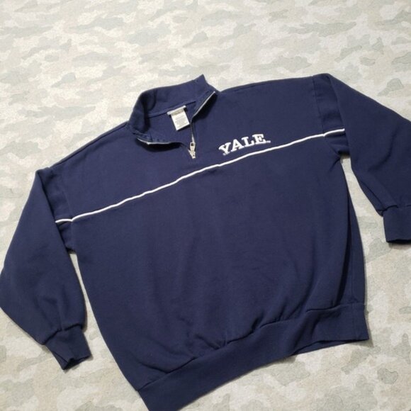 Yale University Sweatshirt Womens XS Blue Long Sleeve Pull Over - Picture 1 of 4